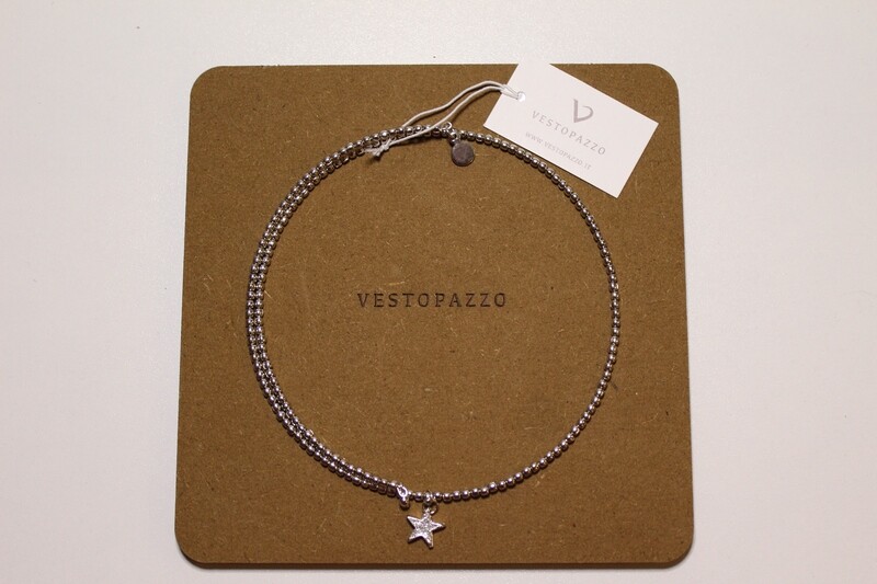 Girocollo choker microsfere pen. stella Vestopazzo