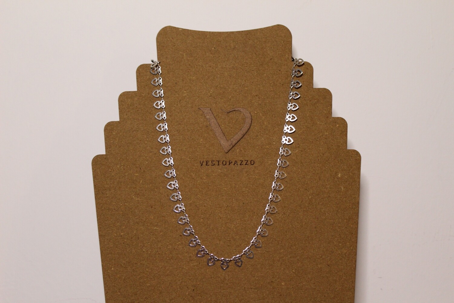 Collana mini sagome cuori Vestopazzo