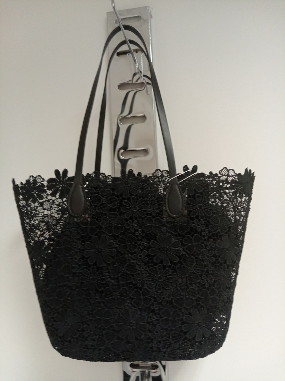 Borsa pizzo black