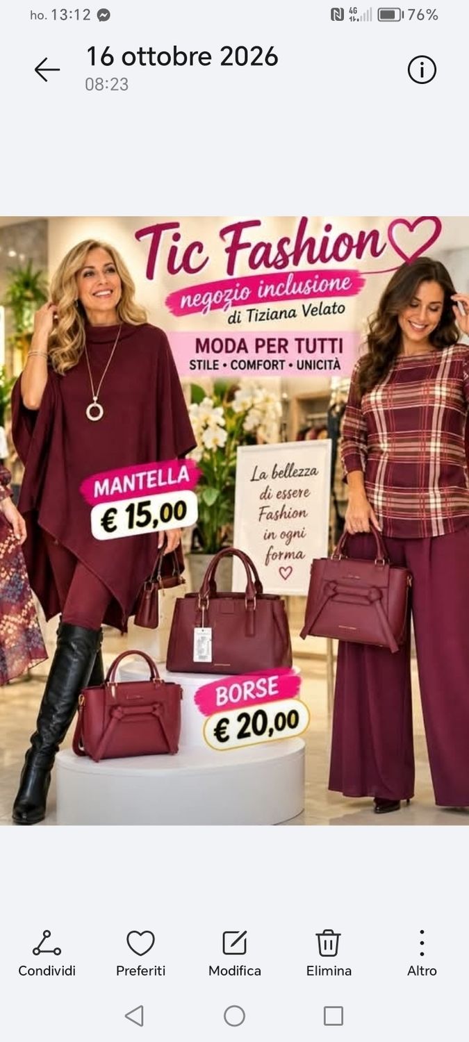 Borsa bordo coconuda