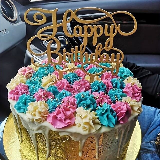 tortas de cumpleaños drip cakes