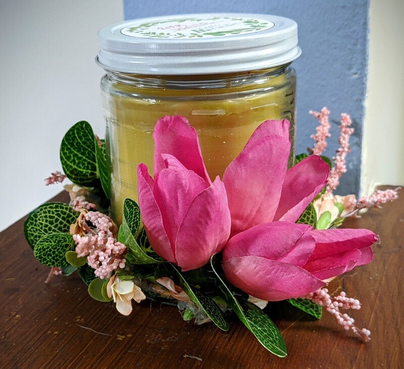 Pink Tulip Candle