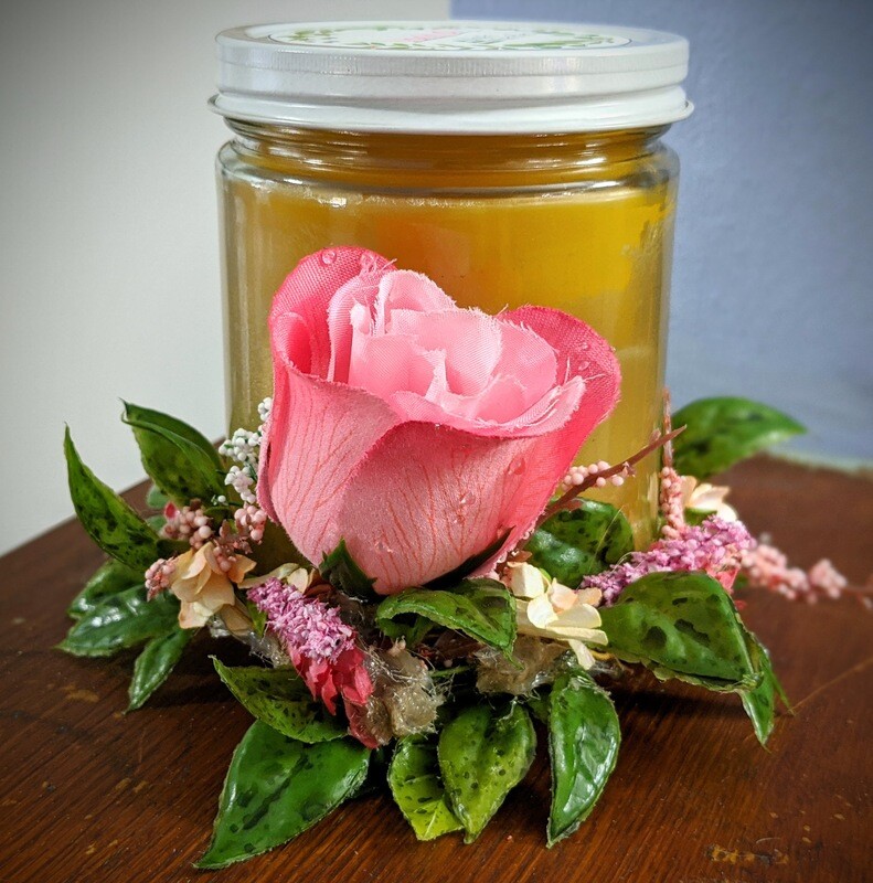 Pink Rose Candle