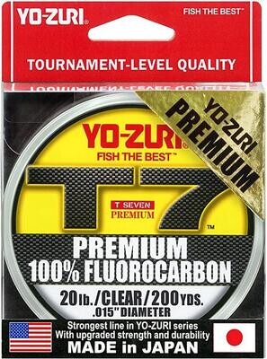 YO-ZURI T7 PREMIUM FLUOROCARBON 200 VERGES  20 LB