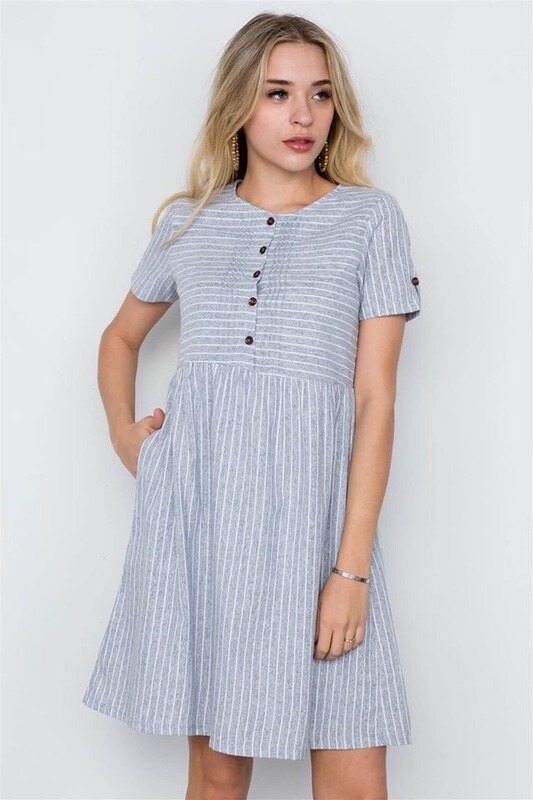 Blue Stripped Dress