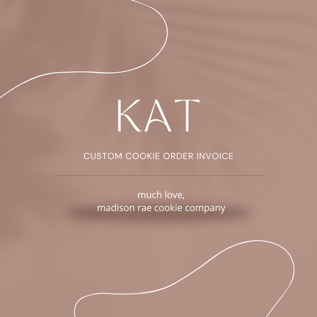 Custom Order For KAT STONE