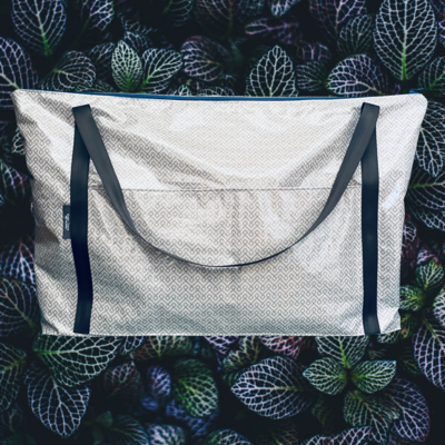 Swim Bag XL Wax Cloth Infinity Grey