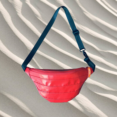 Belly Bag Blache Stripes Red