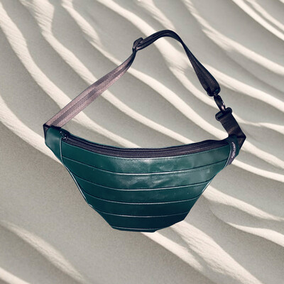 Belly Bag Blache Stripes Dark Green
