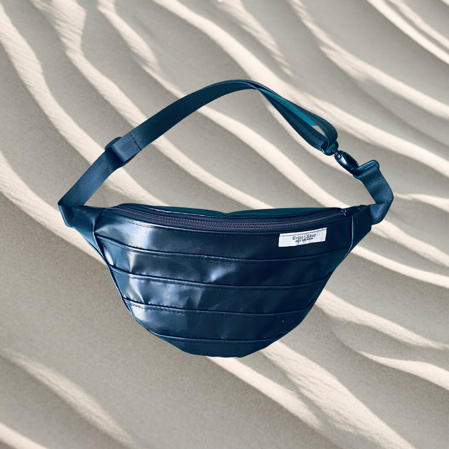 Belly Bag Blache Stripes Black