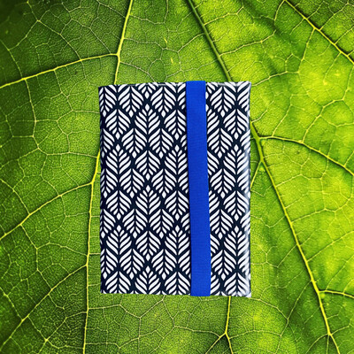 Cover A5 Wax Cloth Leaves