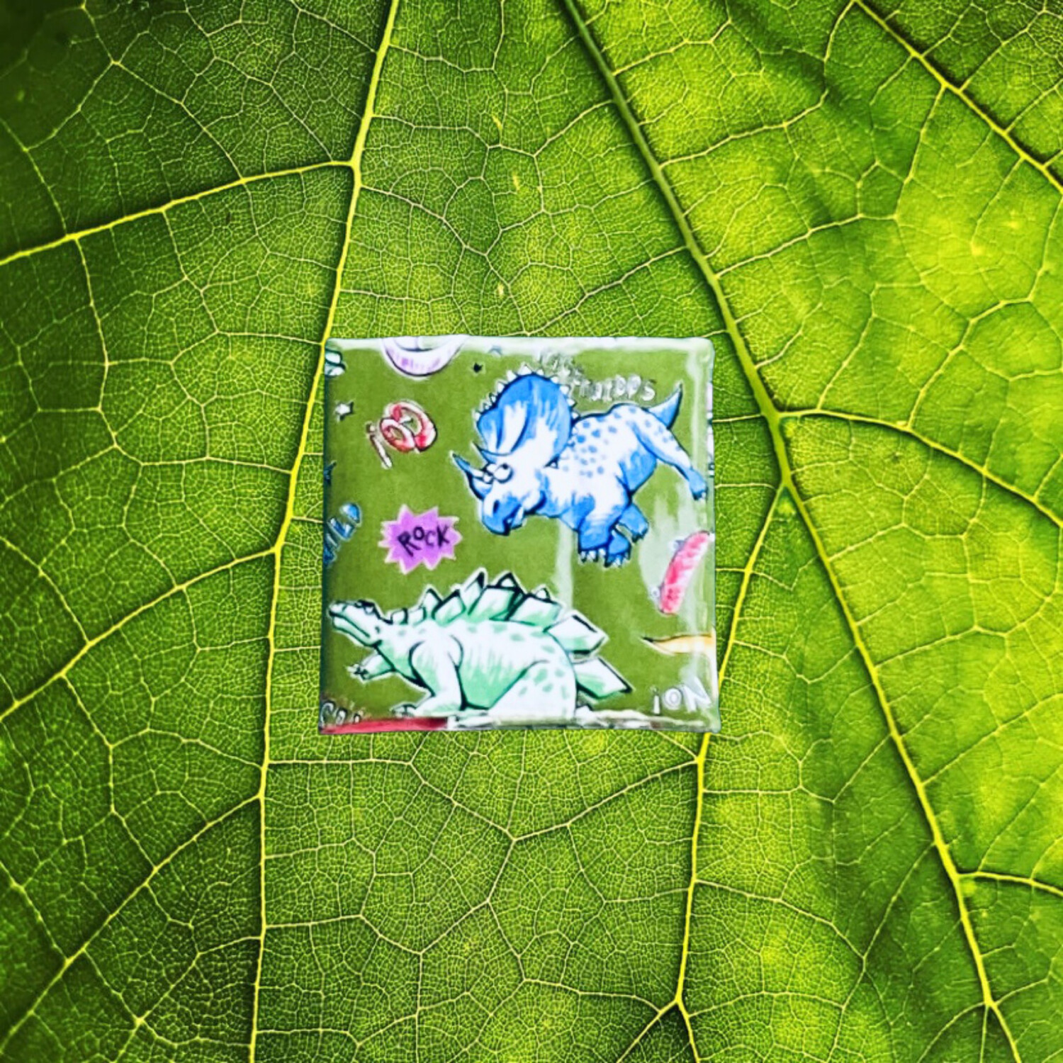 Cover Pixiebook Wax Cloth Dino