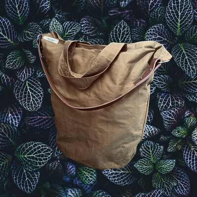Tote Bag Oilskin Mustard