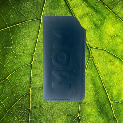 Leather Case Anthracite “MOM”