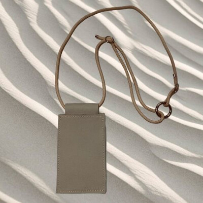 Mobilebag Leather Beige