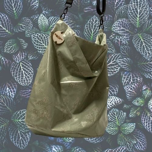 Tote Bag Wachstuch Alberte Verte