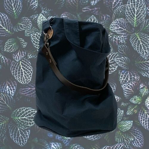 Tote Bag Oilskin Petrol