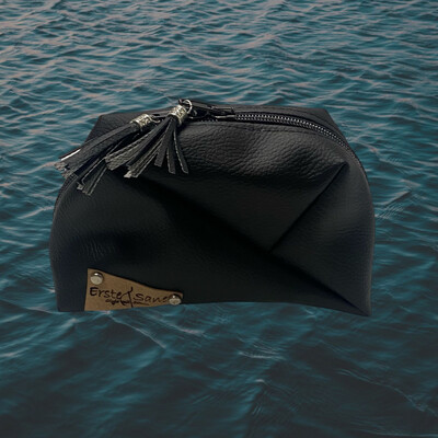  Geo Bag Kunstleder Black S