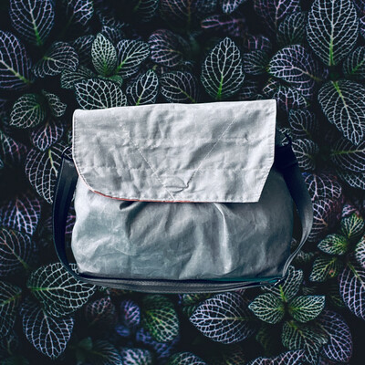Nice Bag Oilskin Grey