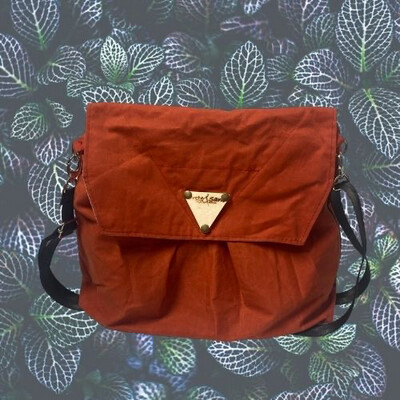 Nice Bag Oilskin Terracotta