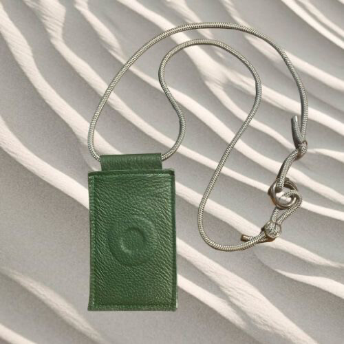 Mobilebag Leather “O” Green