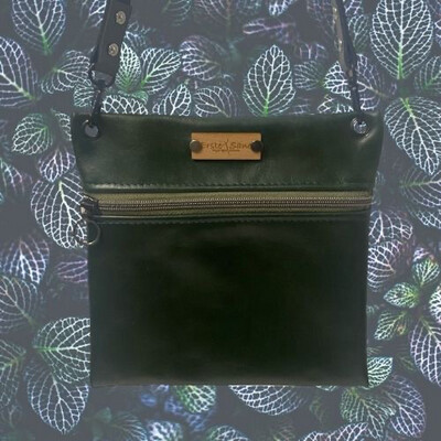 Leather Pouch S Green