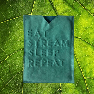 Cover i-Pad Leather Turquoise