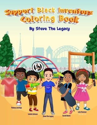 Support Black Inventors Coloring Book