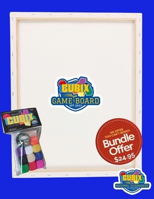 Cubix The Game With Game Board