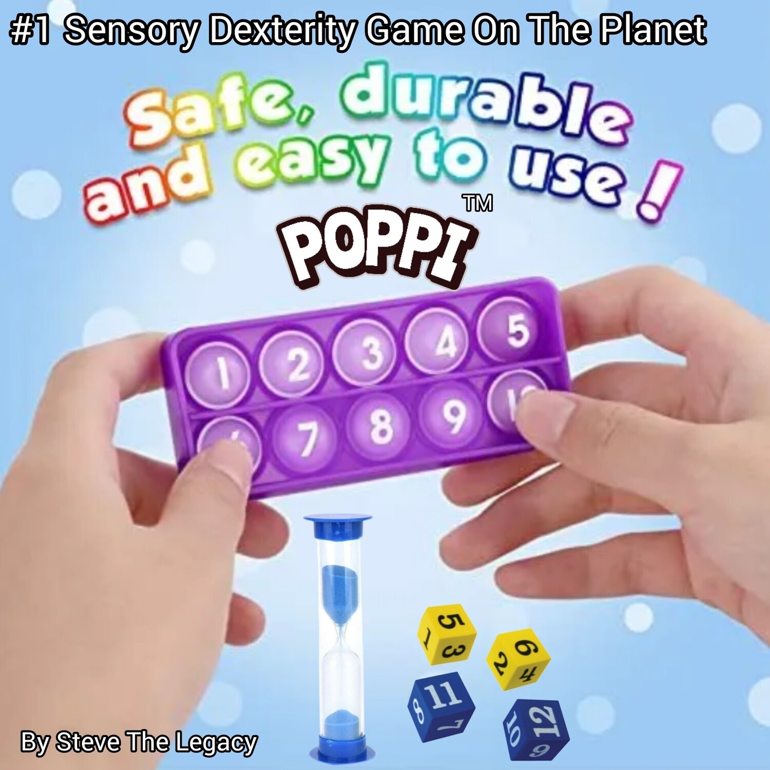 Poppi The #1 Sensory Dexterity Game On The Planet By Steve The Legacy 