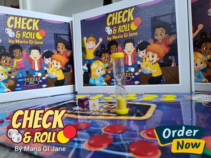 Check & Roll Board Game By Maria Gi Jane