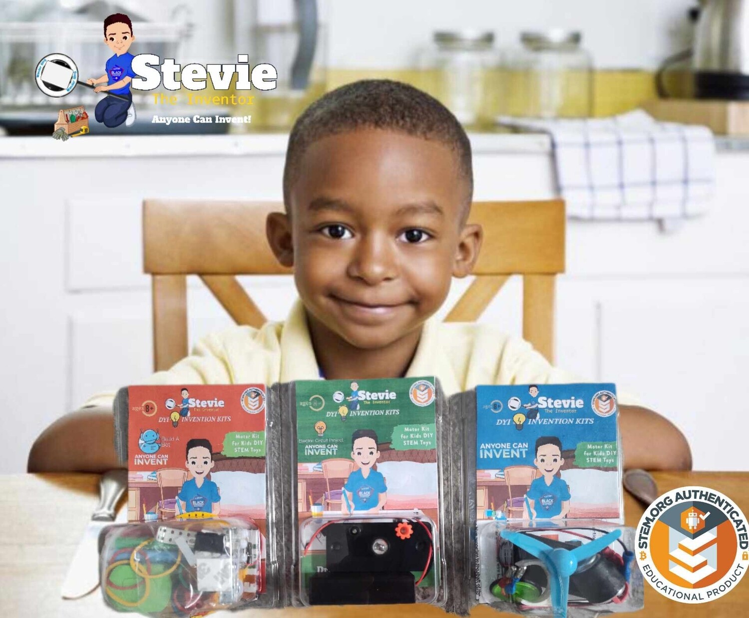 Stevie The Inventor DYI Invention Kits