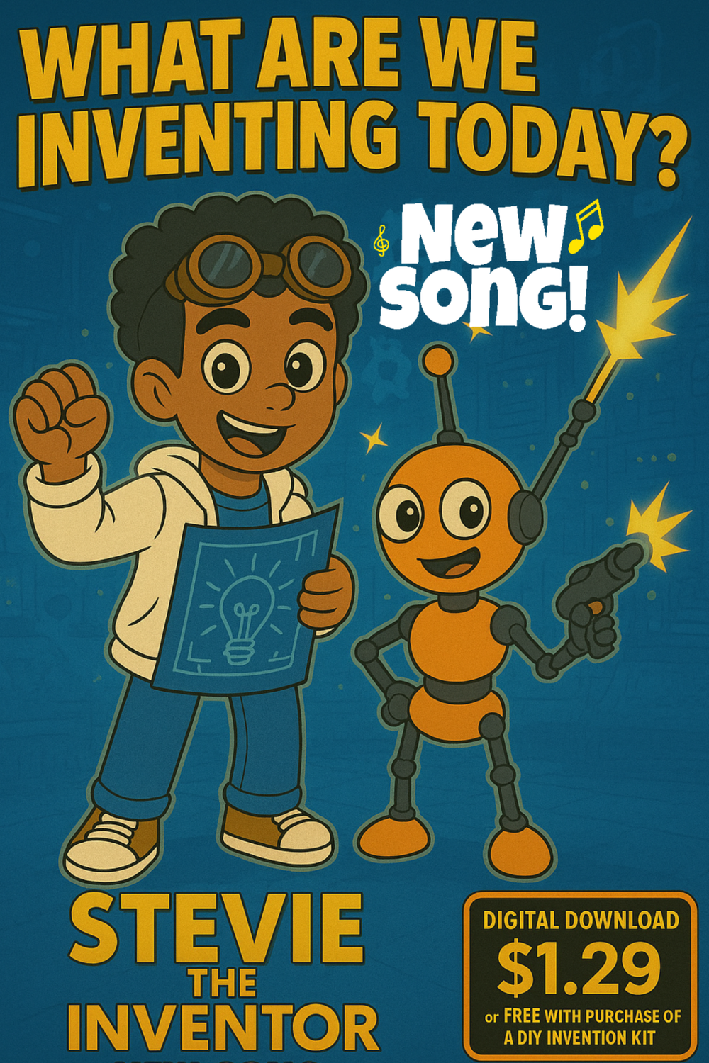  Stevie The Inventor with his brand-new single &quot;What Are We Inventing Today?&quot;