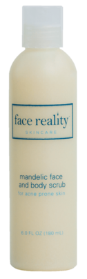 Face Reality L-Mandelic Face and Body Scrub - 6 oz