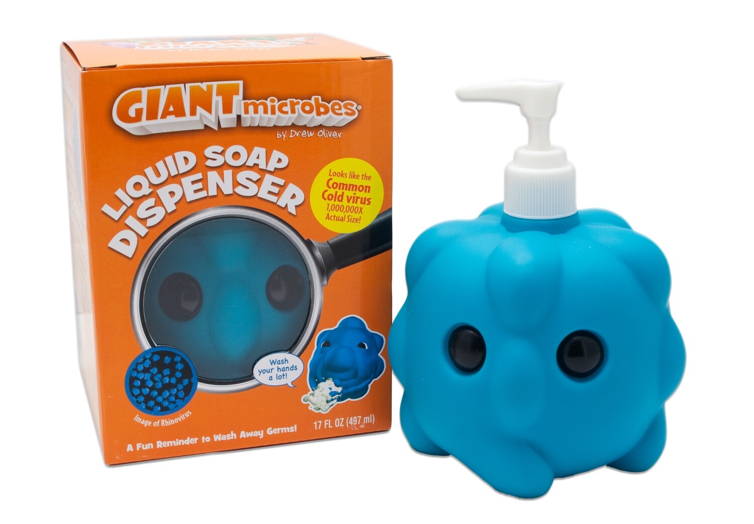 Giant Microbe Soap Dispenser