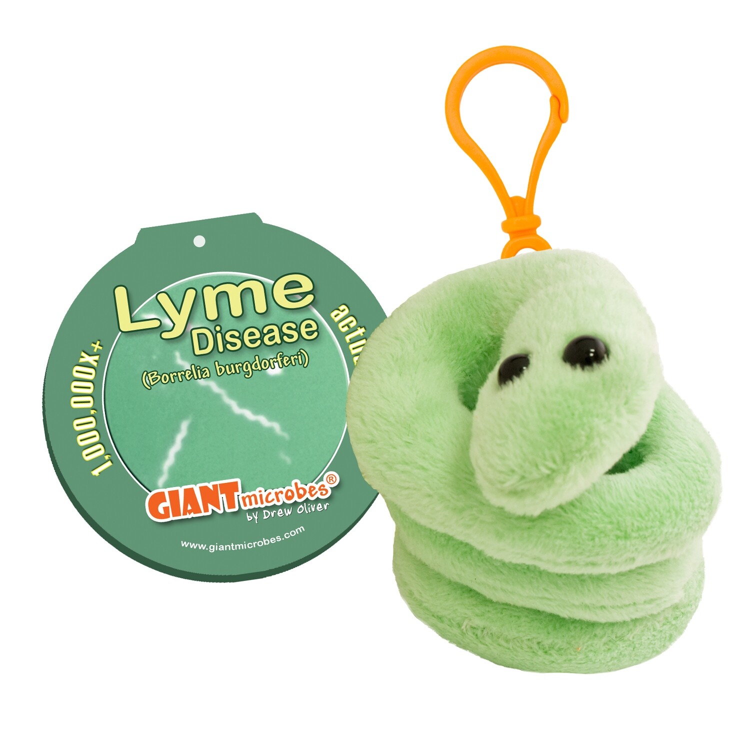 Giant Microbe KeyChain Lyme D