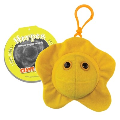 Giant Microbes KeyChain - Herpes