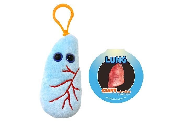 Giant Microbe Keychain Lung