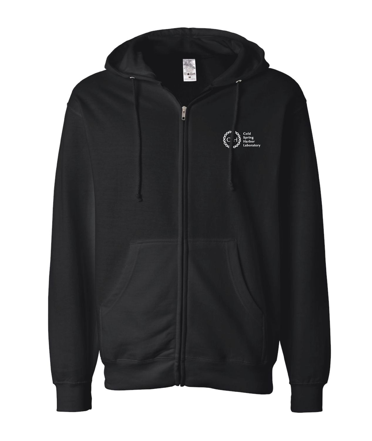 Adult Stacked Logo Zipup Hoodie