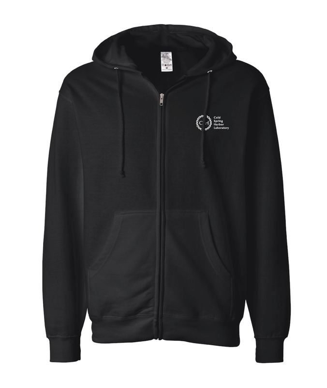 Adult Stacked Logo Zipup Hoodie