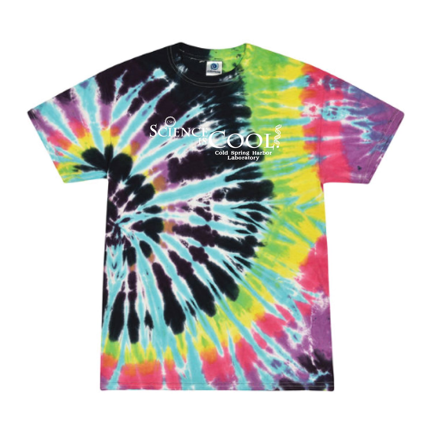 Youth Tie-Dye Tee, Size: M, Color: Flashback