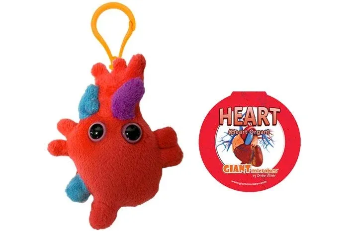 Giant Microbes Keychains - Organs &amp; Cells, Item: Heart