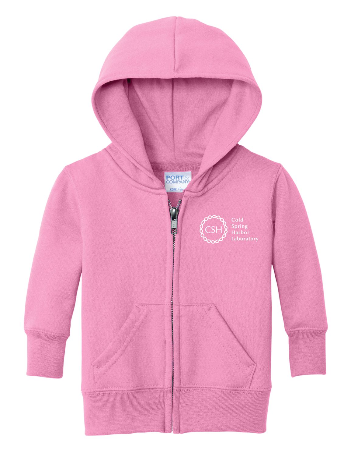 Infant Zipup Sweatshirt, Size: 12M, Color: Candy Pink