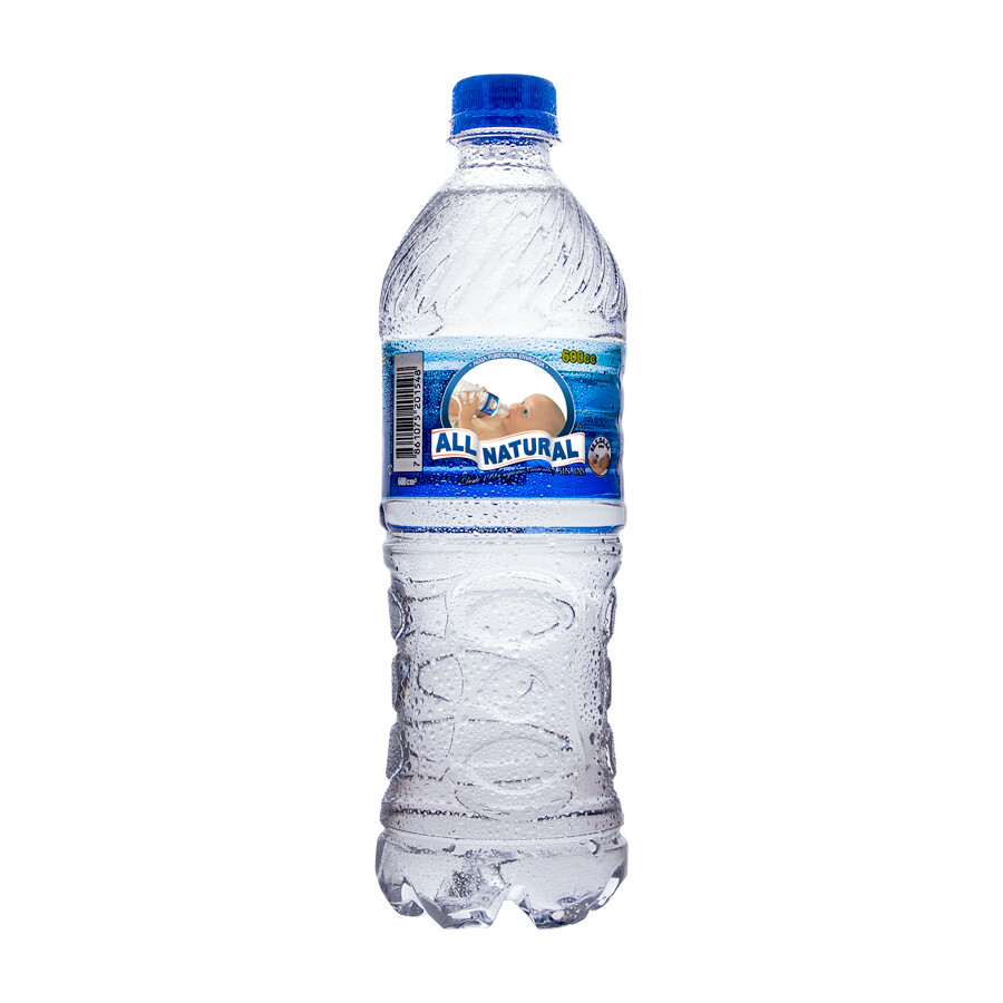 Agua ALL NATURAL Botella 600ml