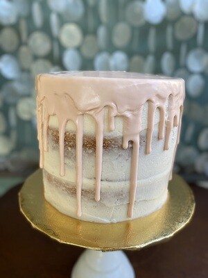 Designer Naked Cake (with Optional Drip Icing)