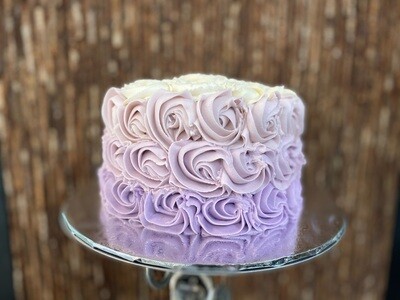 Ombre Rosette Cake