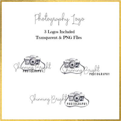 Photography Logo Black and White design Photography Logo Black and White design