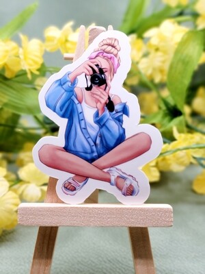 Sticker- Camera girl