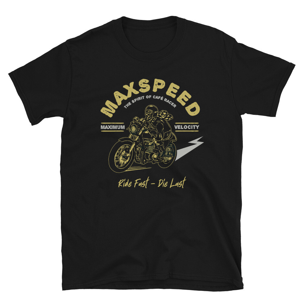 Max Speed Cafe Racer Unisex T-Shirt Max Speed Cafe Racer Unisex T-Shirt