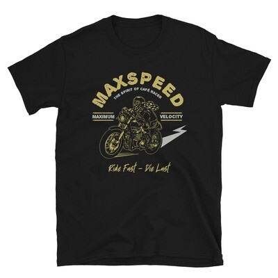 Max Speed Cafe Racer Unisex T-Shirt